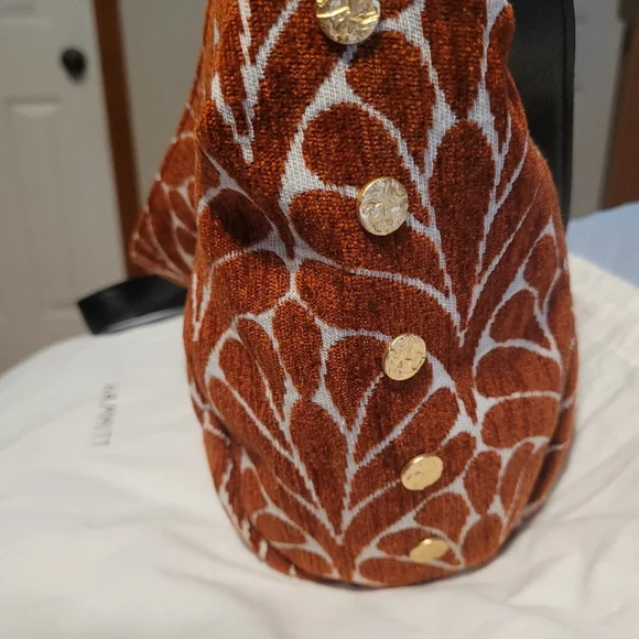 Hammitt *Morgan* Texas Tapestry Crossbody | EUC | Gold Accents | Black Leather - Picture 4 of 5